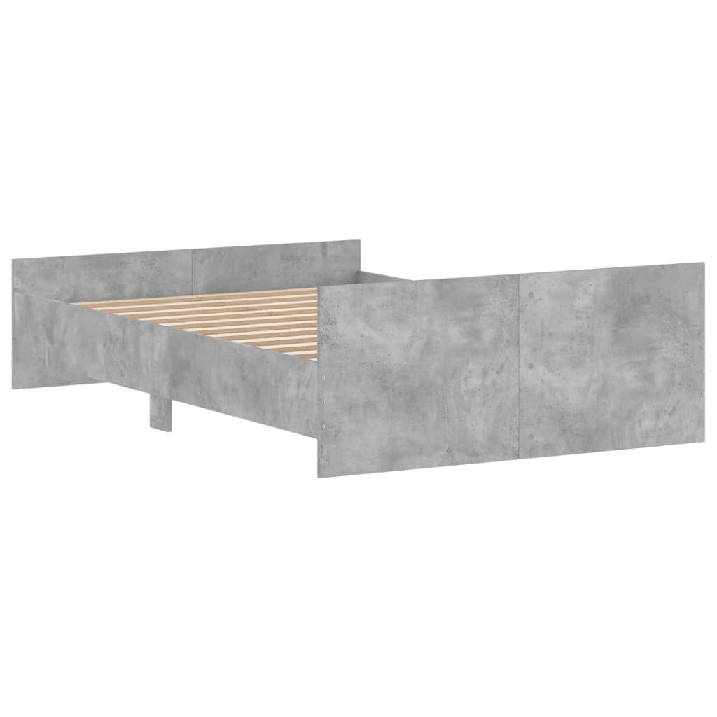 Giroletto Con Testiera E Pediera Grigio Cemento 120x190 cm - Image 6