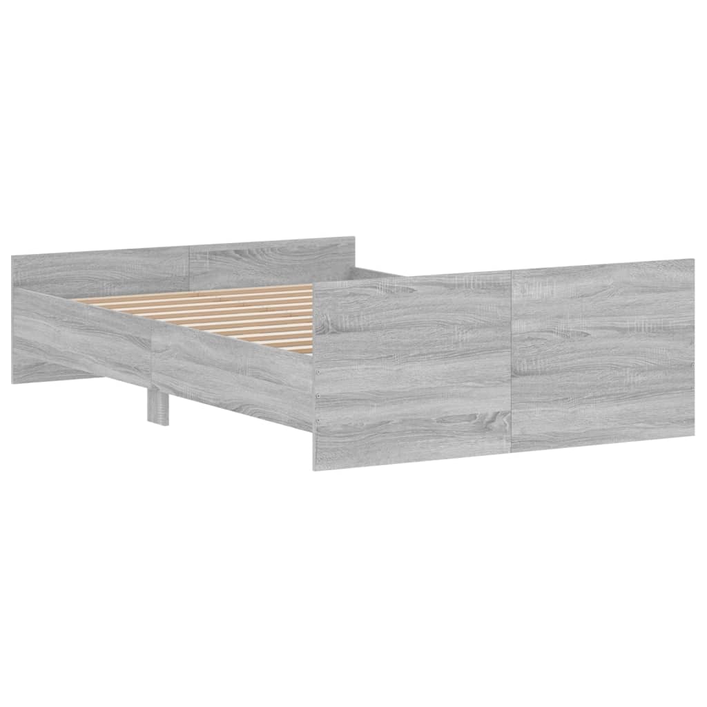 Giroletto Con Testiera E Pediera Grigio Sonoma 120x190 cm - Image 6