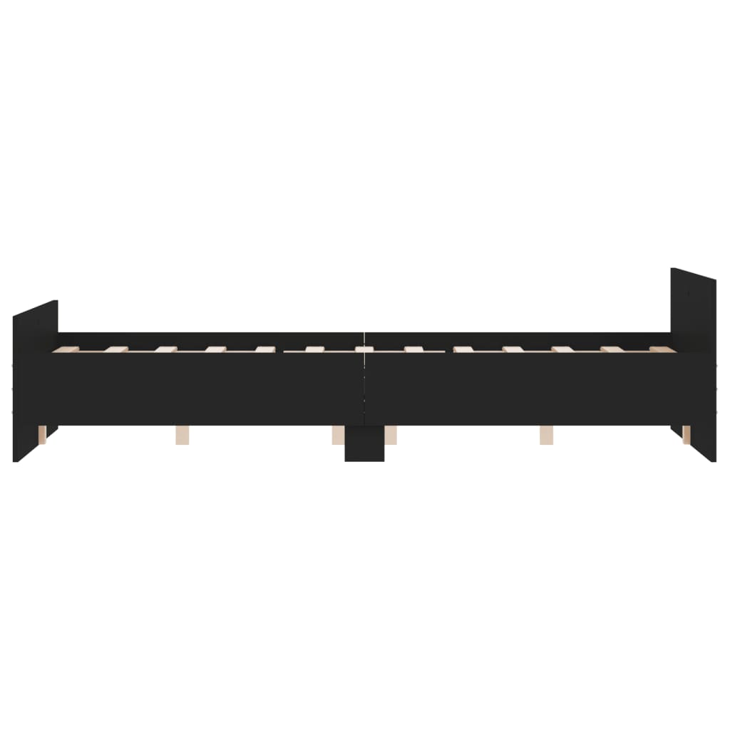 Giroletto Con Testiera E Pediera Nero 140x190 cm - Image 5
