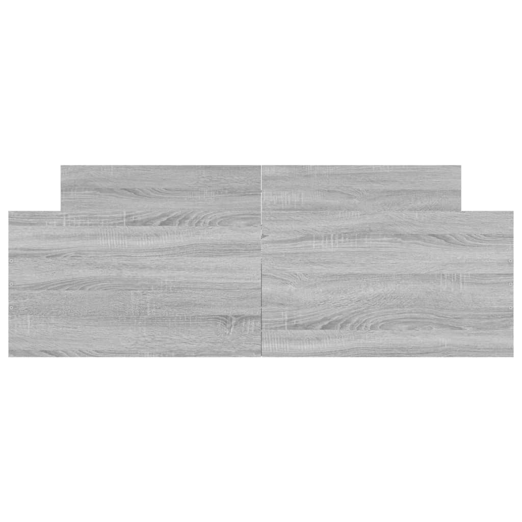 Giroletto Con Testiera E Pediera Grigio Sonoma 140x190 cm - Image 4