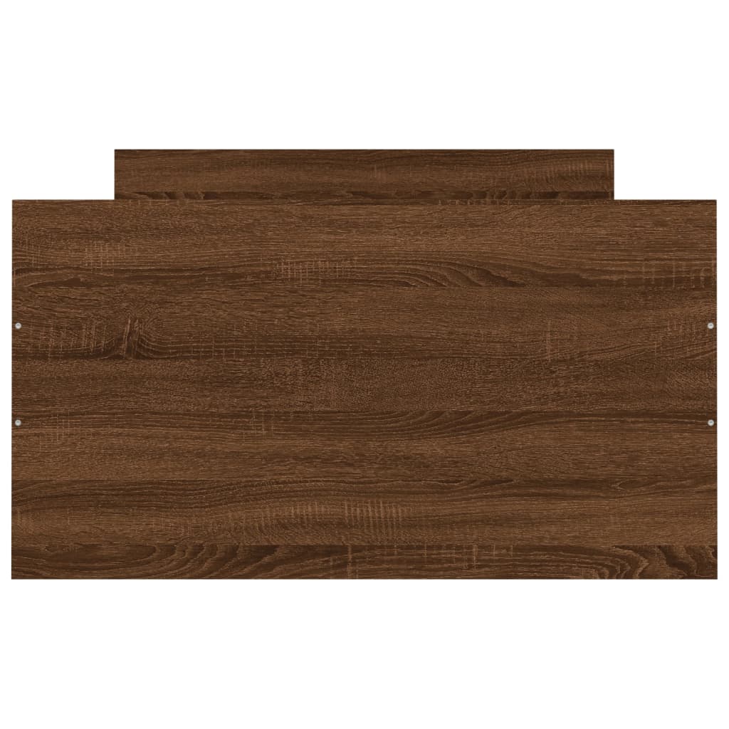 Giroletto Con Testiera E Pediera Rovere Marrone 90x200 cm - Image 6