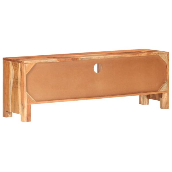 Mobile Porta Tv 116x30x40 Cm In Legno Massello Di Acacia - Image 4