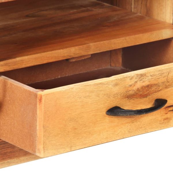 Mobile Porta Tv 116x30x40 Cm In Legno Massello Di Acacia - Image 6