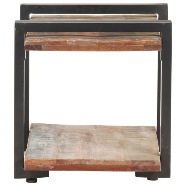Comodino 50x40x40 Cm In Legno Massello Di Recupero - Image 3