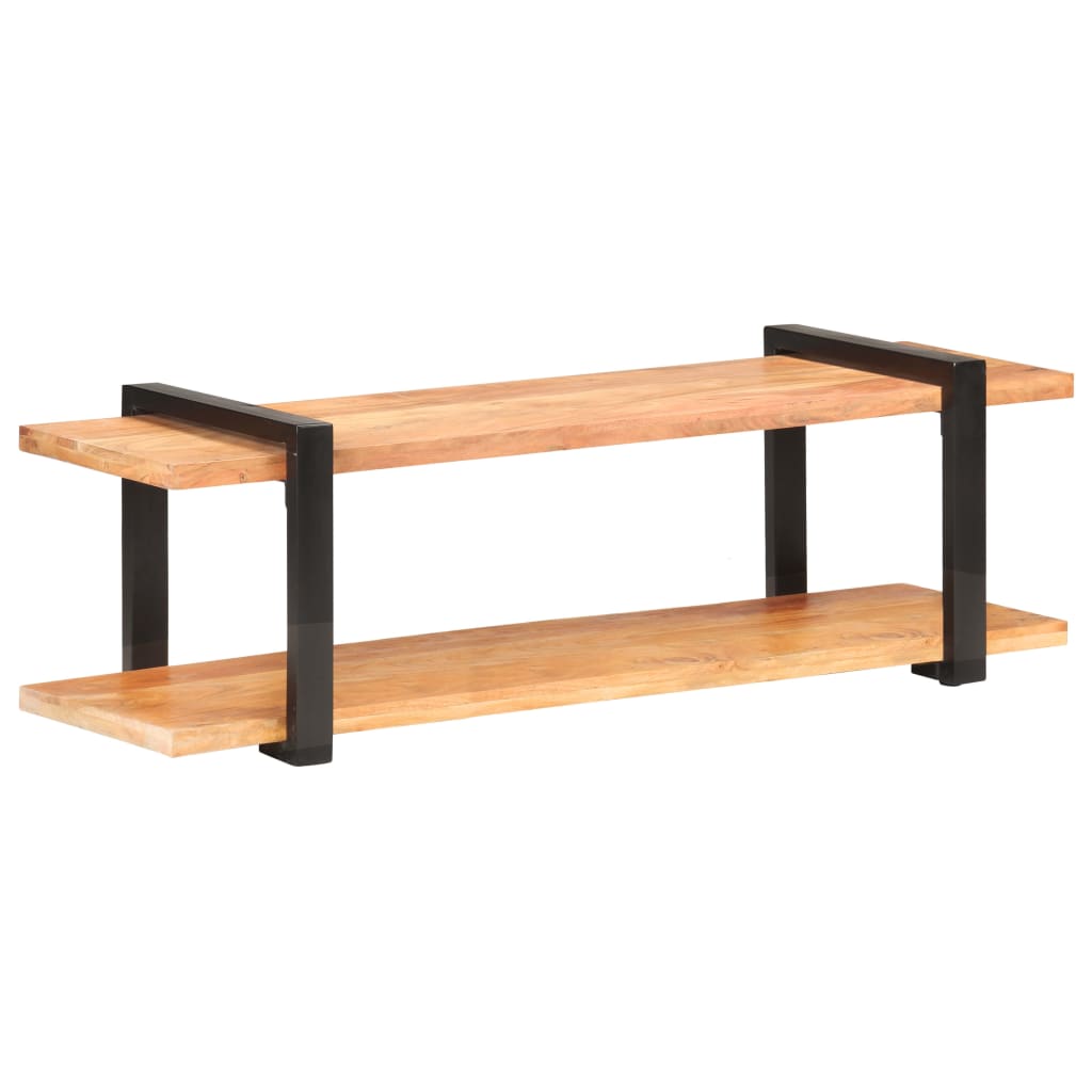 Mobile Porta Tv 130x40x40 Cm In Legno Massello Di Acacia