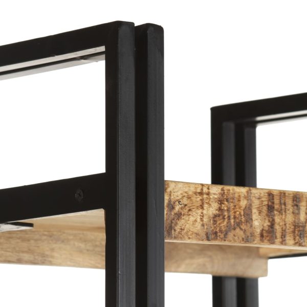 Libreria A 5 Ripiani 40x30x180 Cm In Legno Massello Di Mango - Image 3