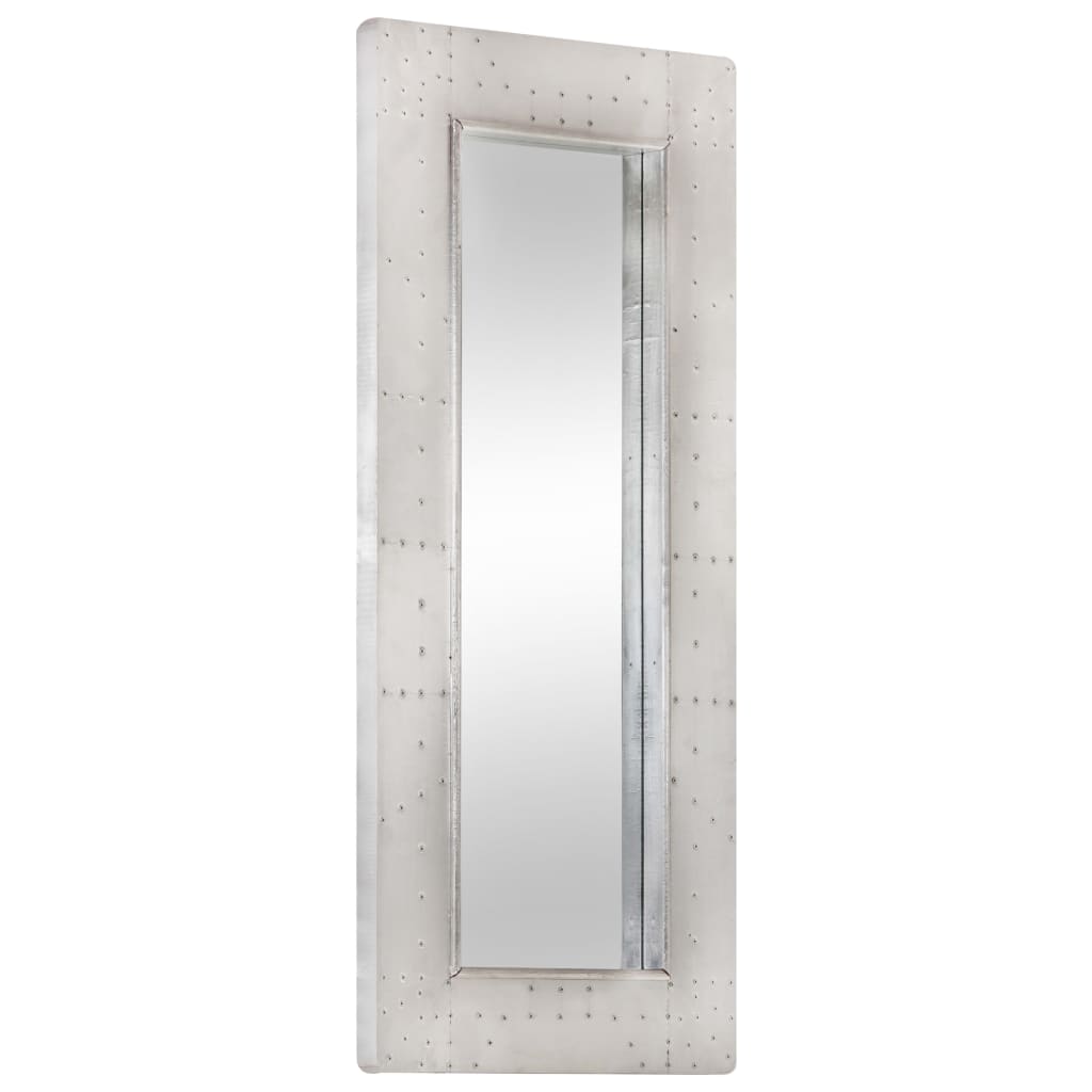 Specchio Stile Aviatore 110x50 Cm In Metallo