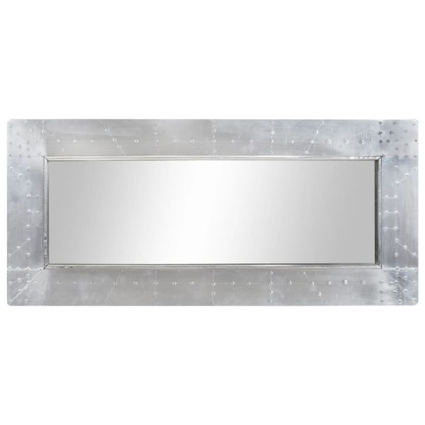 Specchio Stile Aviatore 110x50 Cm In Metallo - Image 4