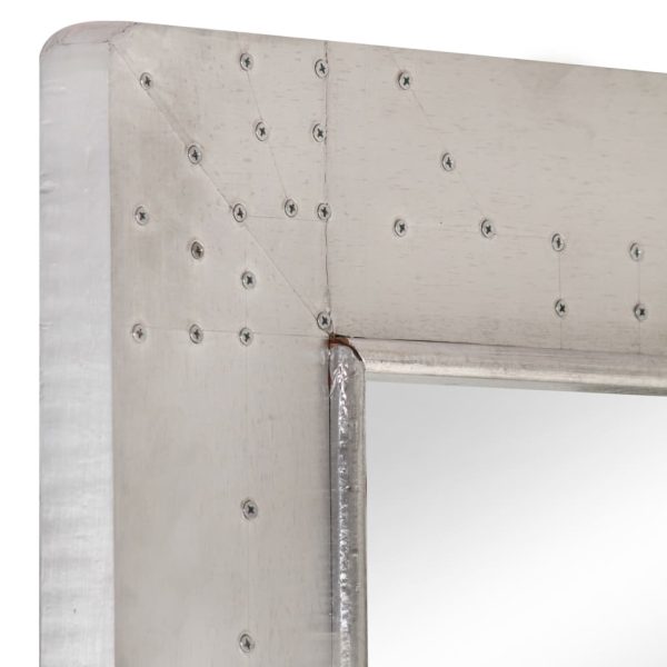 Specchio Stile Aviatore 110x50 Cm In Metallo - Image 6
