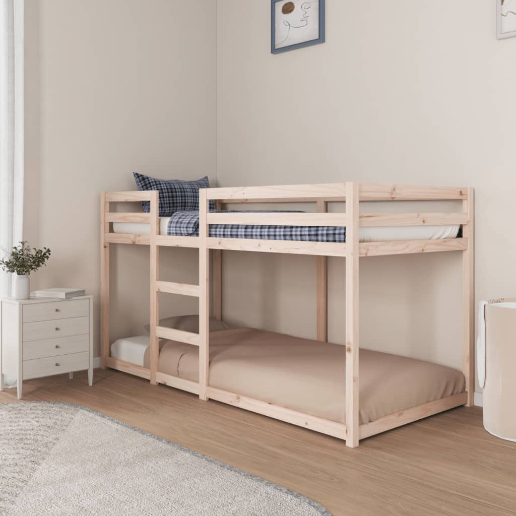 Letto A Castello Senza Materasso 90x200cm Massello Pino - Image 4
