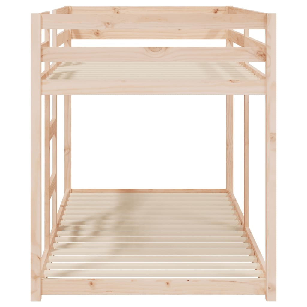 Letto A Castello Senza Materasso 90x200cm Massello Pino - Image 6