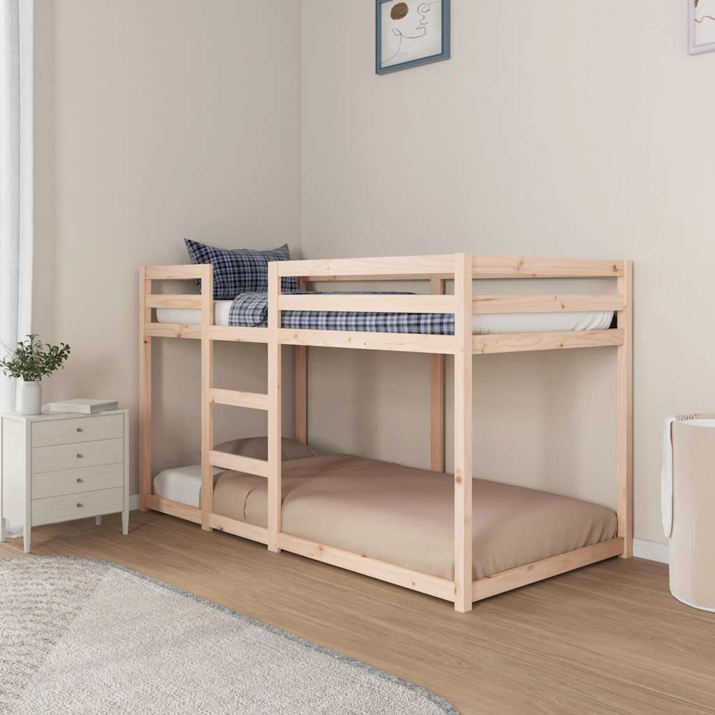 Letto A Castello Senza Materasso 90x190 Cm Legno Di Pino - Image 4
