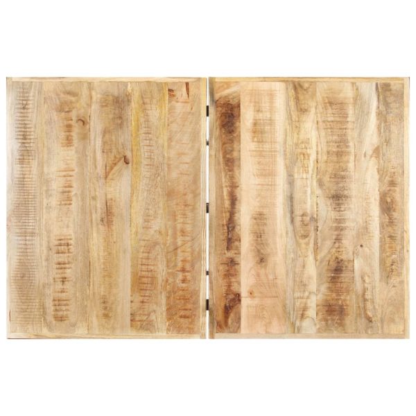 Tavolino Da Salotto 142x90x42 Cm In Legno Massello Di Mango - Image 3