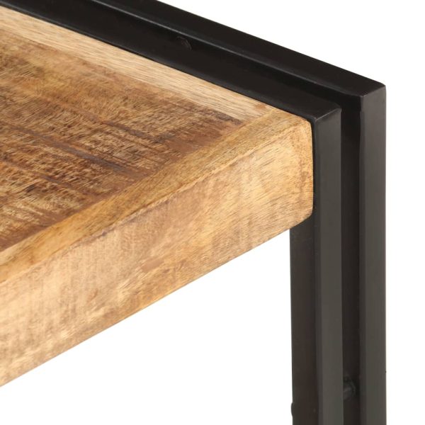 Mobile Porta Tv 120x30x40 Cm In Legno Di Mango Grezzo - Image 4