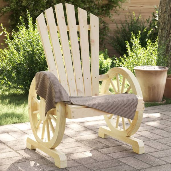 Sedie Da Giardino Adirondack 4 Pz In Legno Massello Di Abete