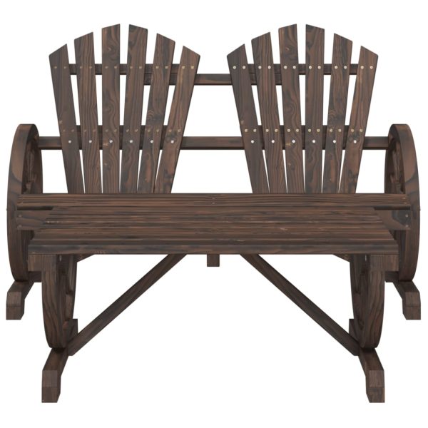 Set Salotto Da Giardino 4 Pz In Legno Massello Di Abete - Image 5