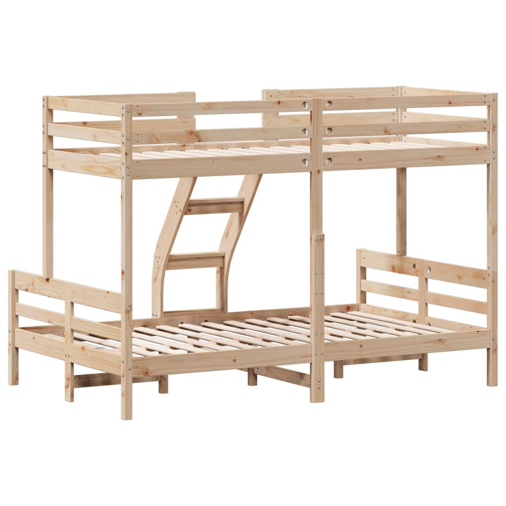 Letto A Castello 80x200/120x200 Cm In Legno Massello Di Pino - Image 6