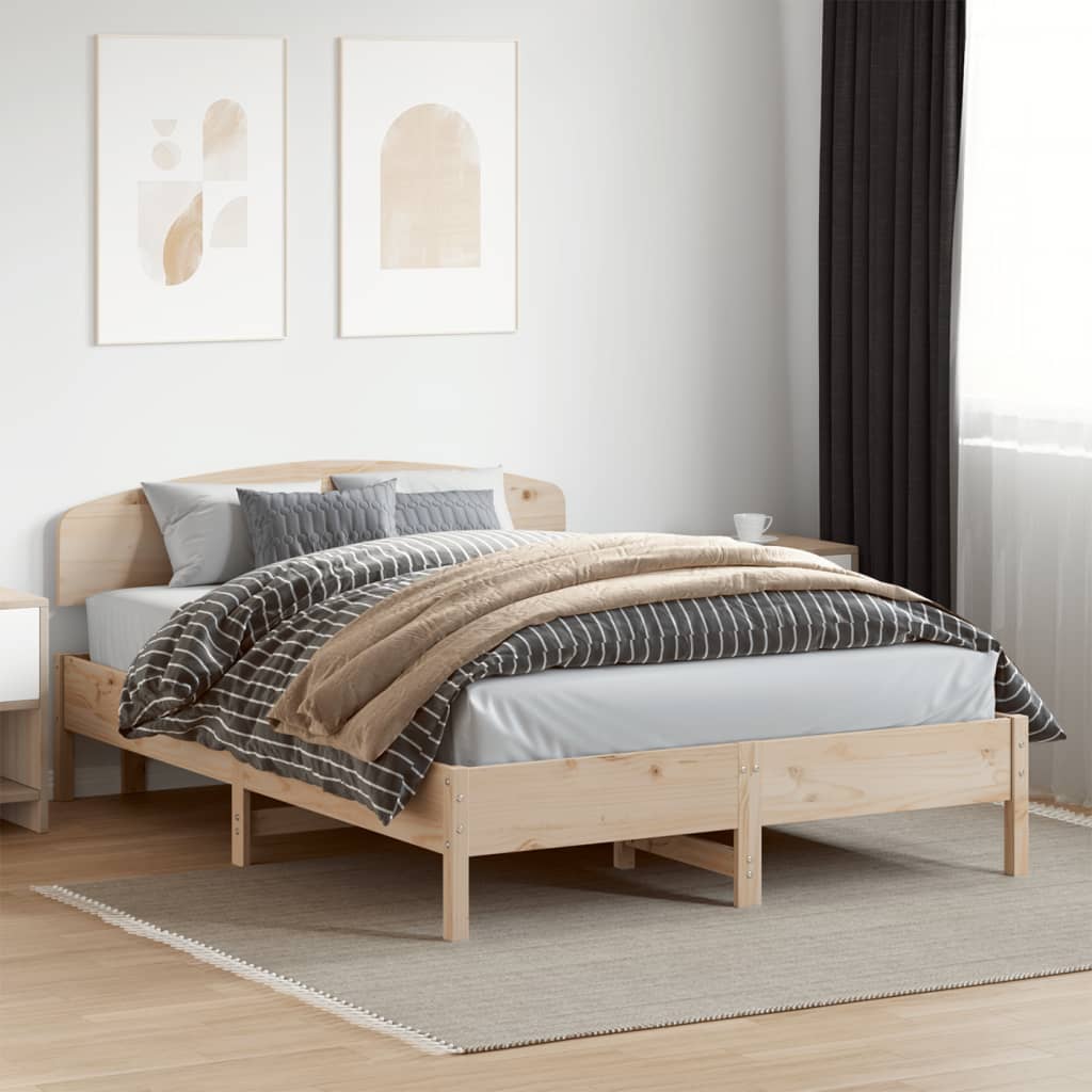 Giroletto Senza Materasso 150x200 Cm In Legno Massello Di Pino
