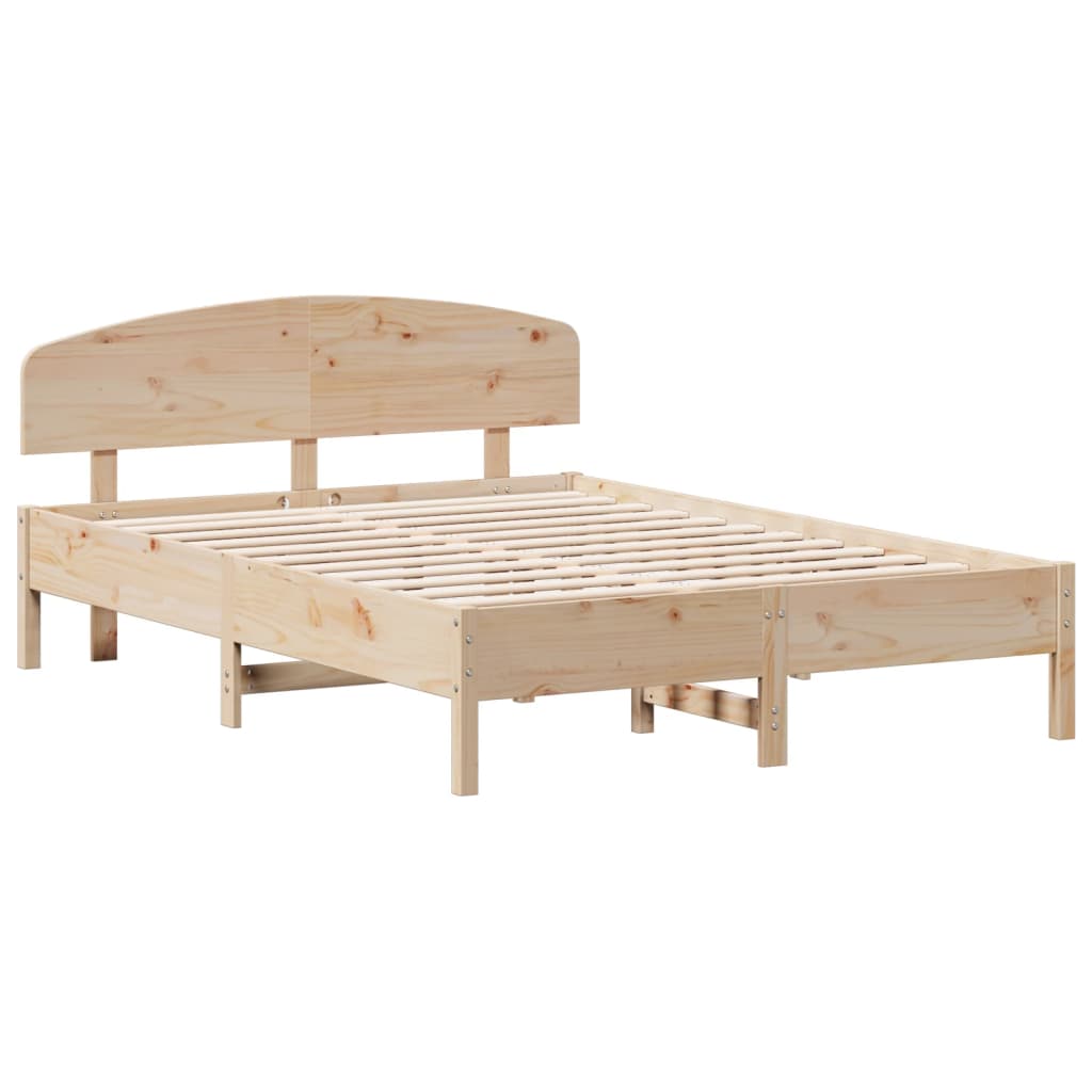 Giroletto Senza Materasso 150x200 Cm In Legno Massello Di Pino - Image 3
