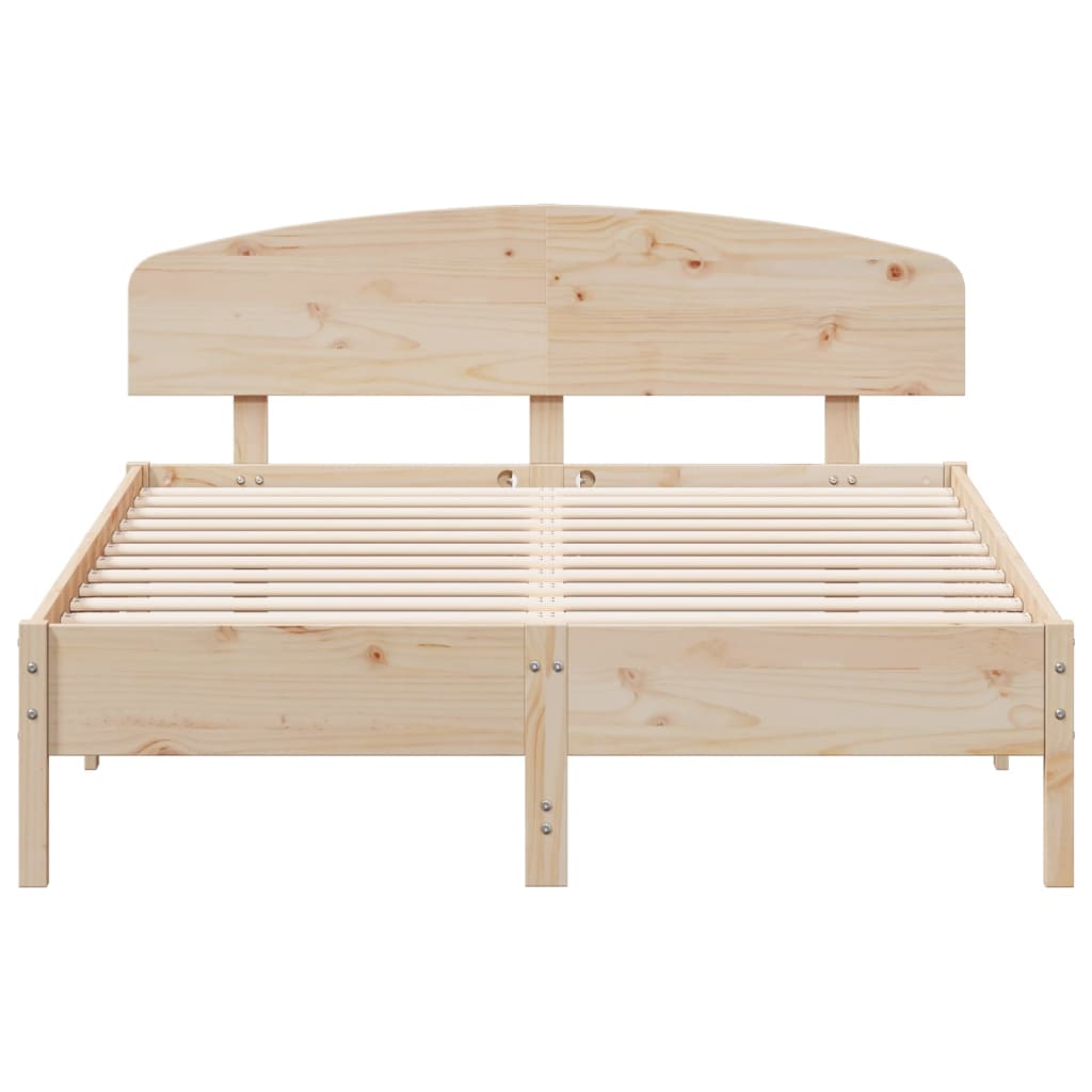 Giroletto Senza Materasso 150x200 Cm In Legno Massello Di Pino - Image 4