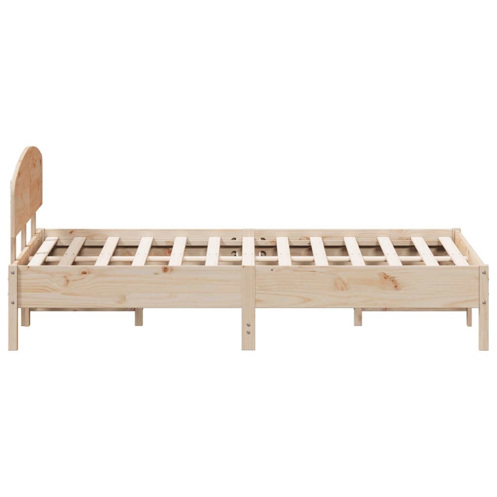 Giroletto Senza Materasso 150x200 Cm In Legno Massello Di Pino - Image 5