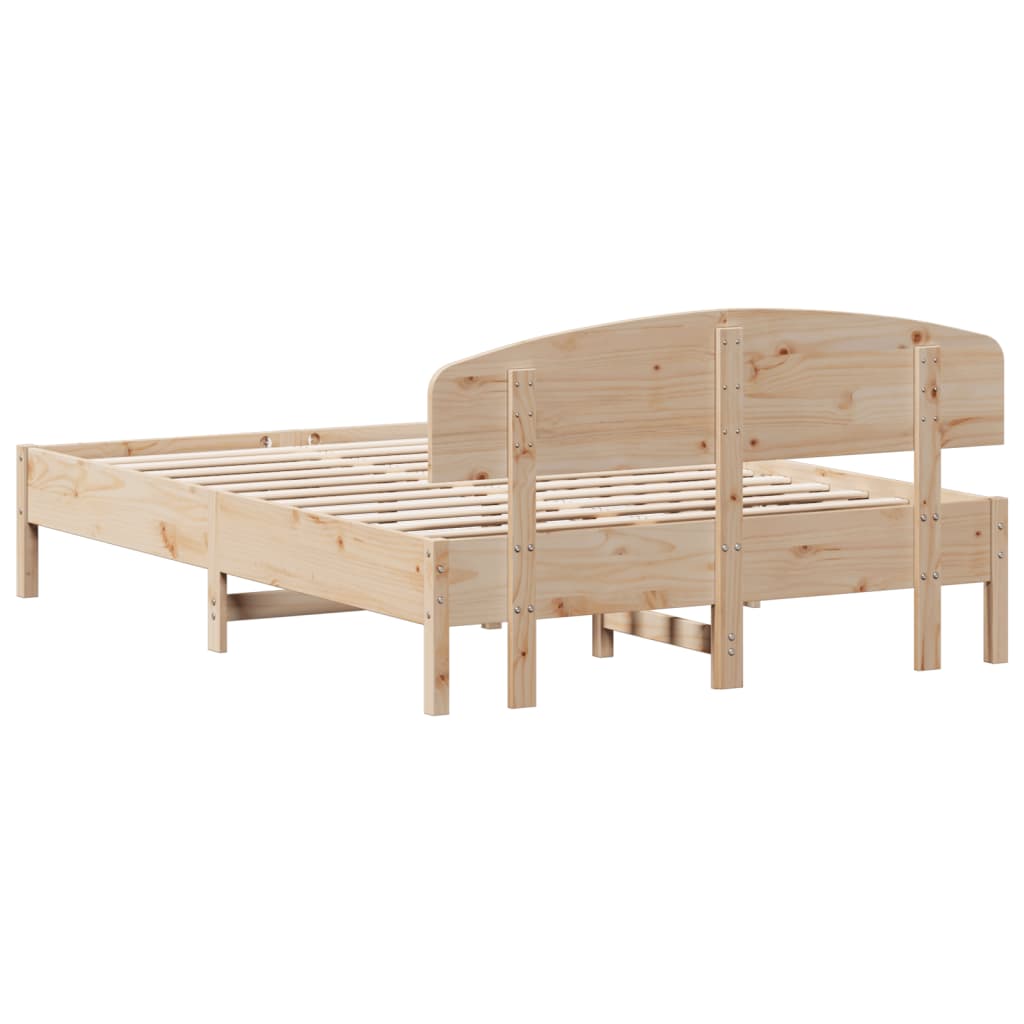 Giroletto Senza Materasso 150x200 Cm In Legno Massello Di Pino - Image 6