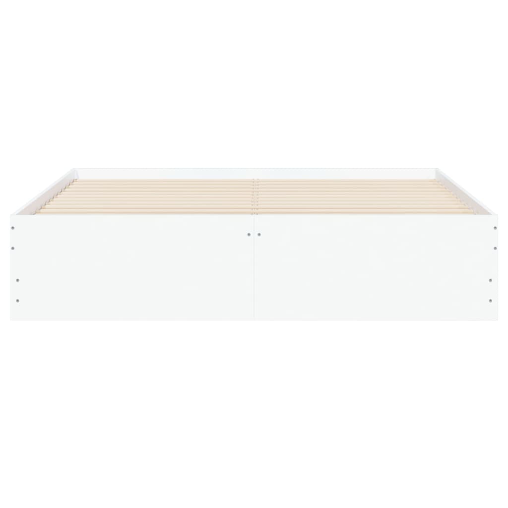Giroletto Con Cassetti Bianco 150x200 Cm In Legno Multistrato - Image 6