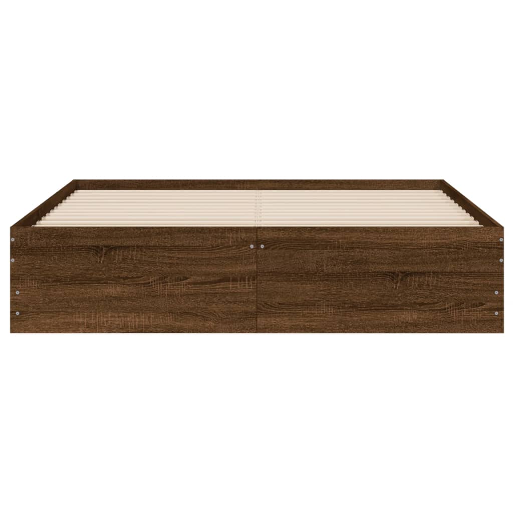 Giroletto Cassetti Rovere Marrone 140x200 Cm Legno Multistrato - Image 6