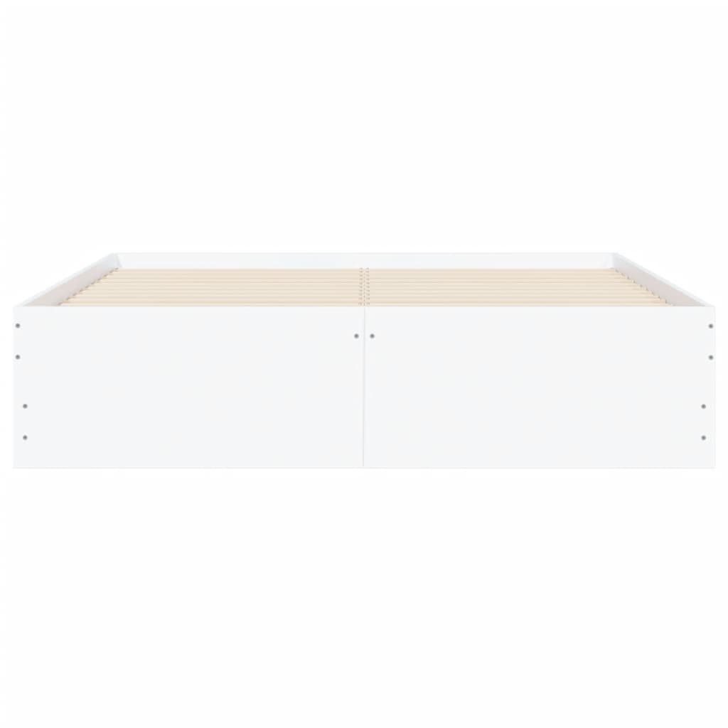 Giroletto Con Cassetti Bianco 135x190 Cm In Legno Multistrato - Image 6