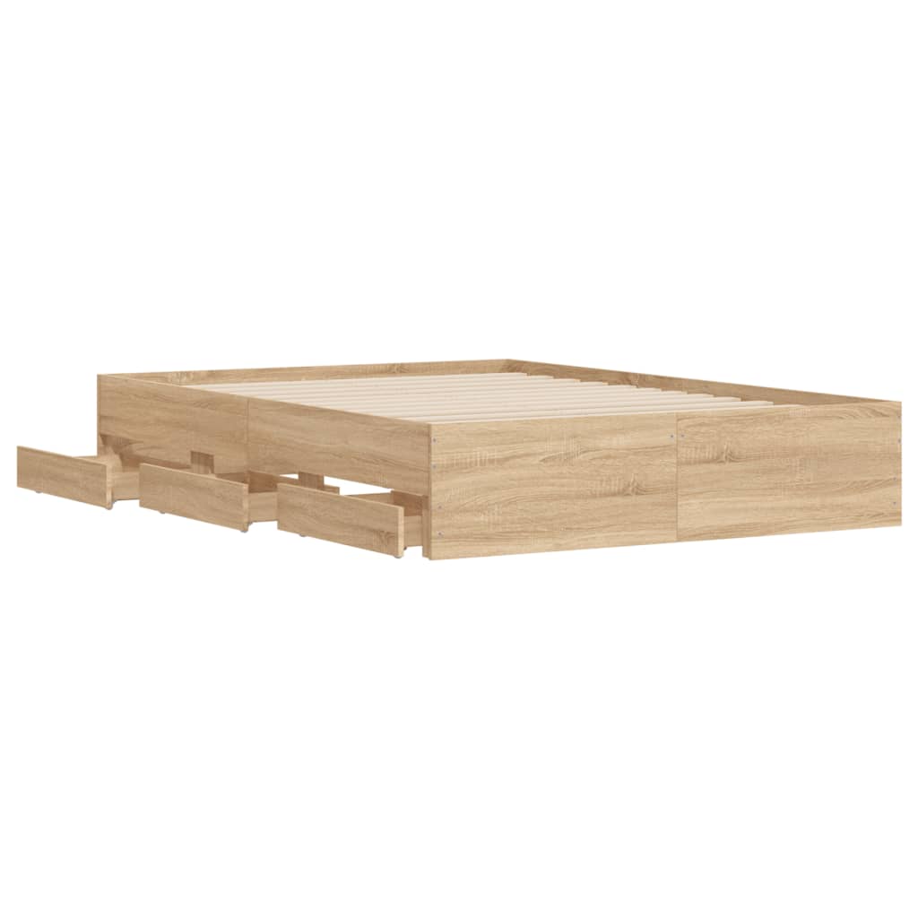 Giroletto Cassetti Rovere Sonoma 120x190 Cm Legno Multistrato - Image 5