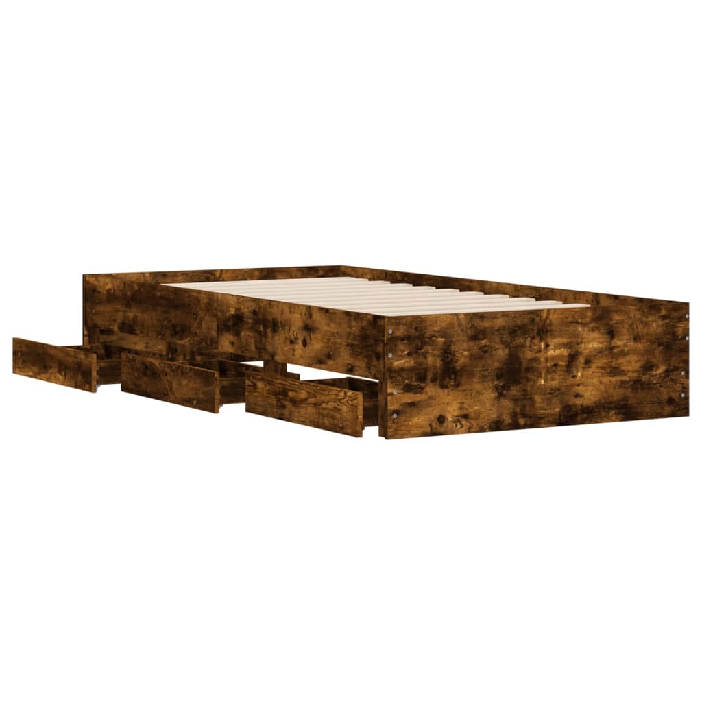 Giroletto Con Cassetti Rovere Fumo 90x190 Cm Legno Multistrato - Image 5