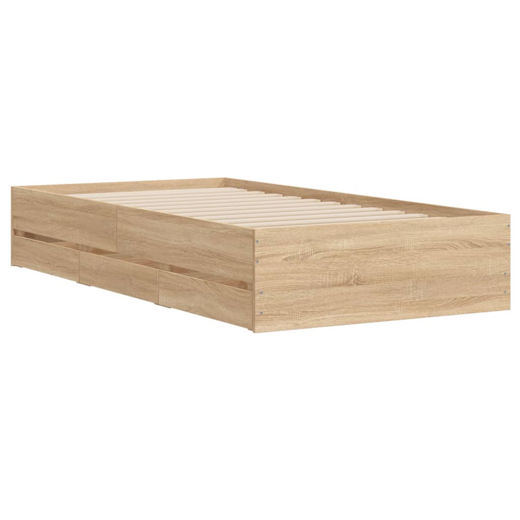 Giroletto Cassetti Rovere Sonoma 75x190 Cm Legno Multistrato - Image 4