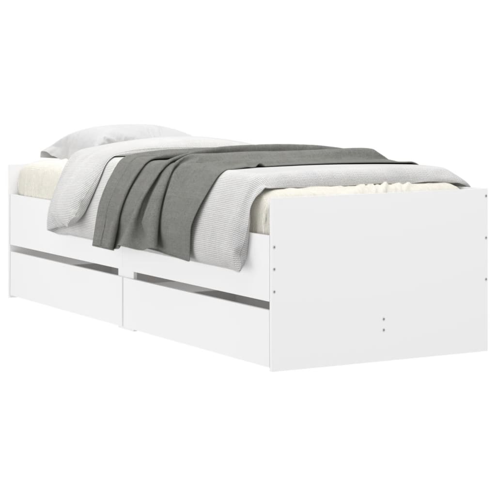 Giroletto Con Cassetti Bianco 100x200 cm - Image 3