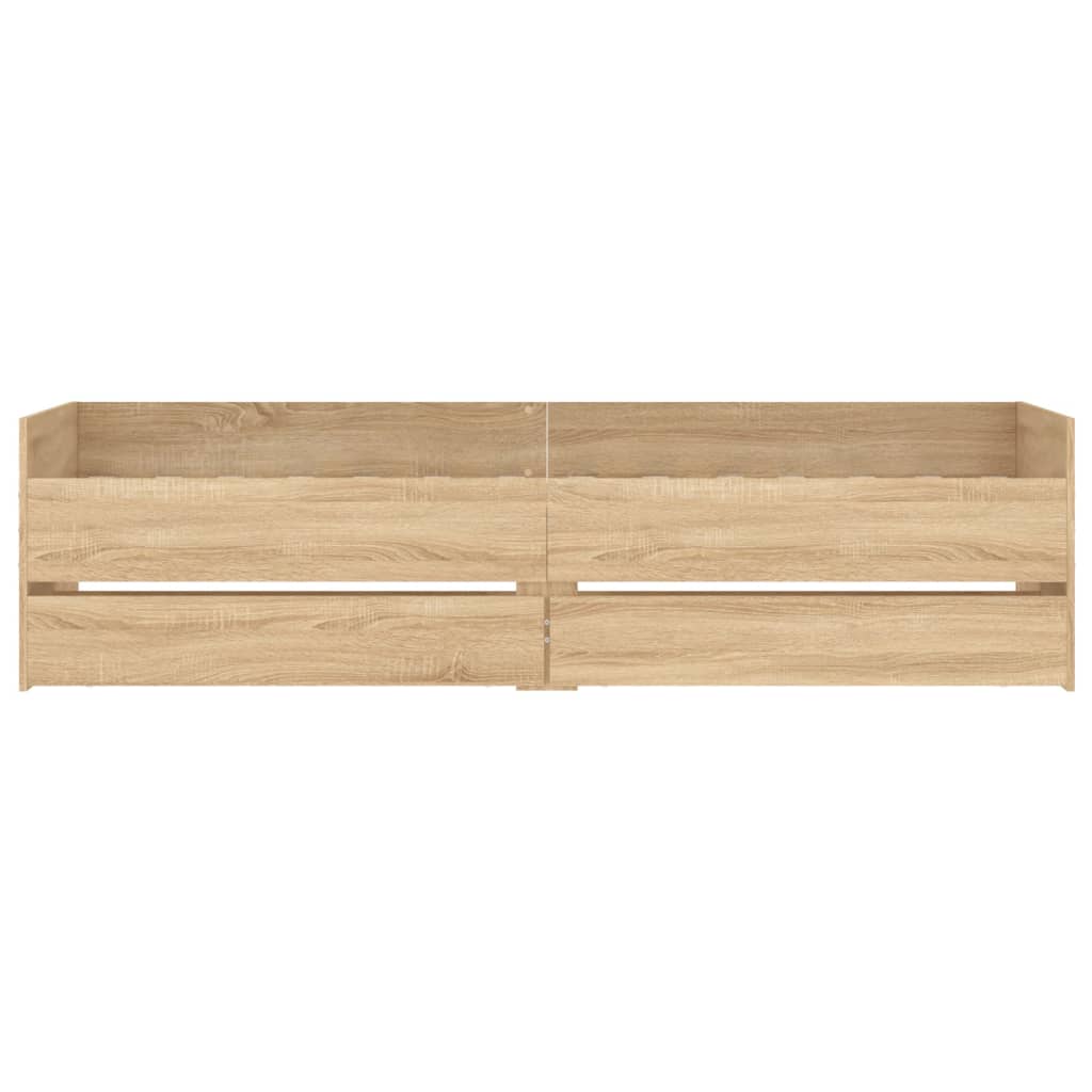 Giroletto Con Cassetti Rovere Sonoma 90x200 cm - Image 6