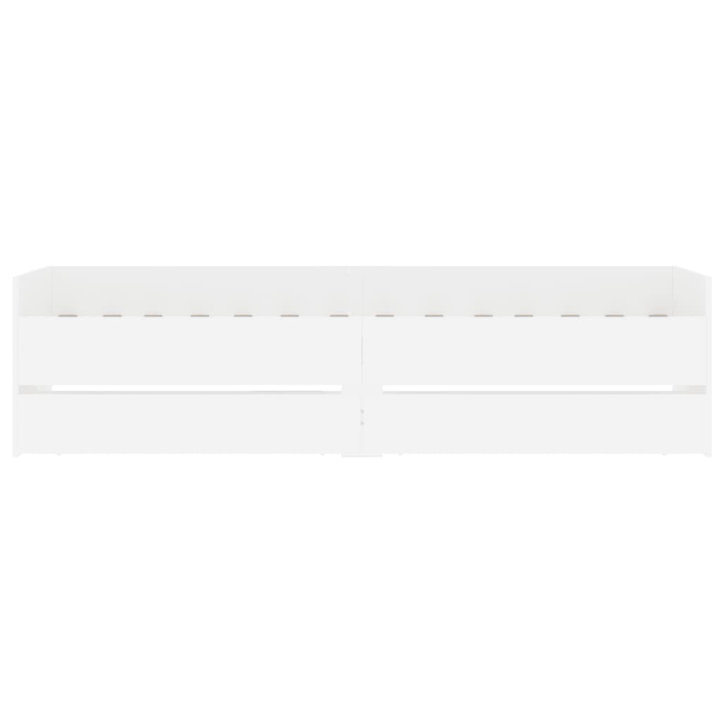 Giroletto Bianco Con Cassetti 75x190 Cm Small Single - Image 6