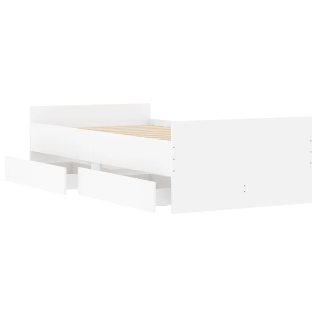 Giroletto Con Cassetti Bianco 90x200 cm - Image 5