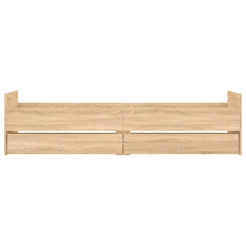 Giroletto Con Cassetti Rovere Sonoma 90x190 cm - Image 6
