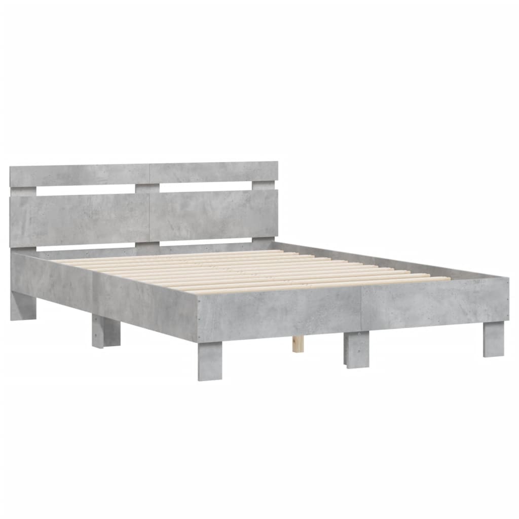 Giroletto Testiera Grigio Cemento 120x190 Cm Legno Multistrato - Image 3