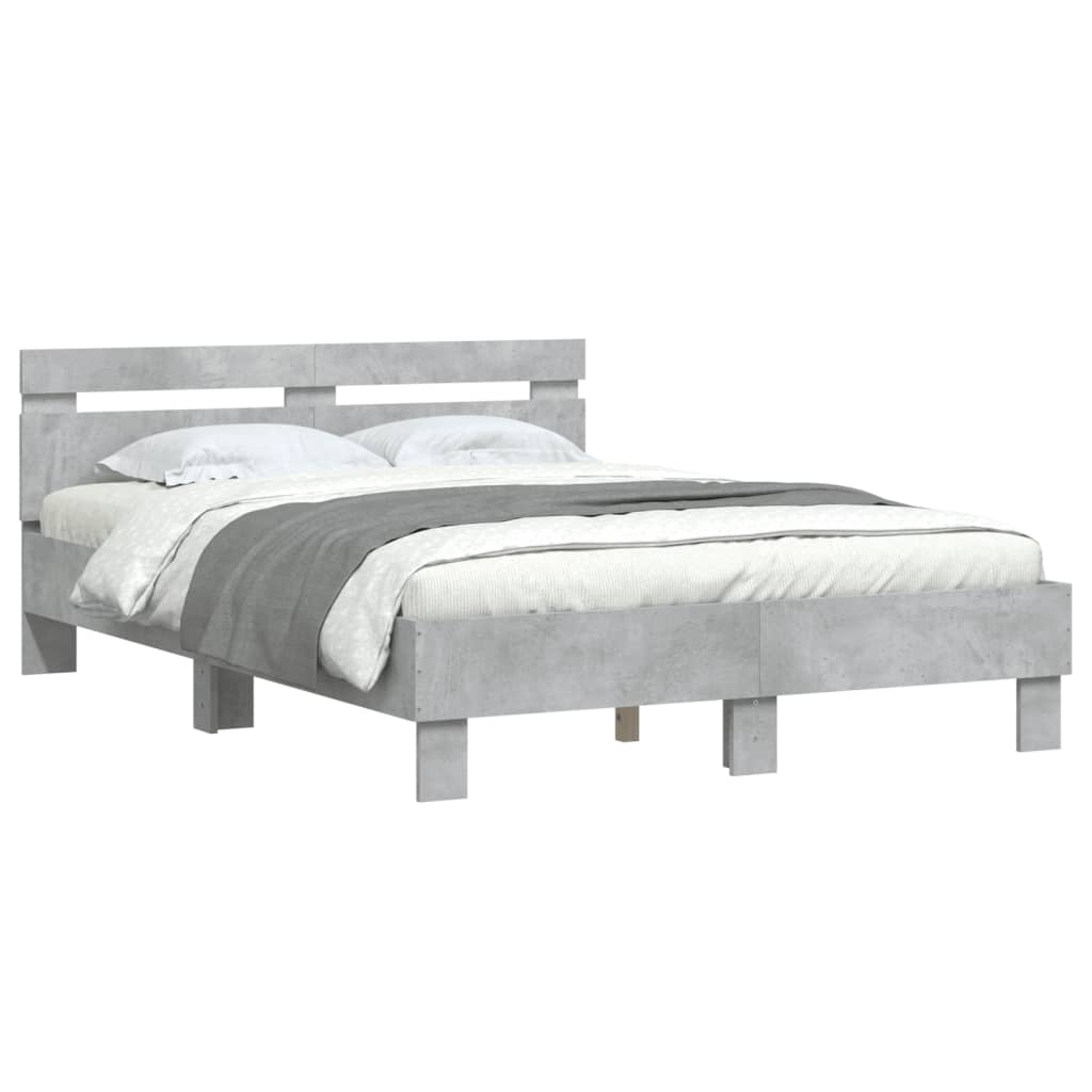 Giroletto Testiera Grigio Cemento 120x190 Cm Legno Multistrato - Image 4