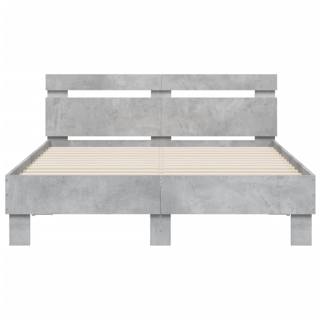Giroletto Testiera Grigio Cemento 120x190 Cm Legno Multistrato - Image 5