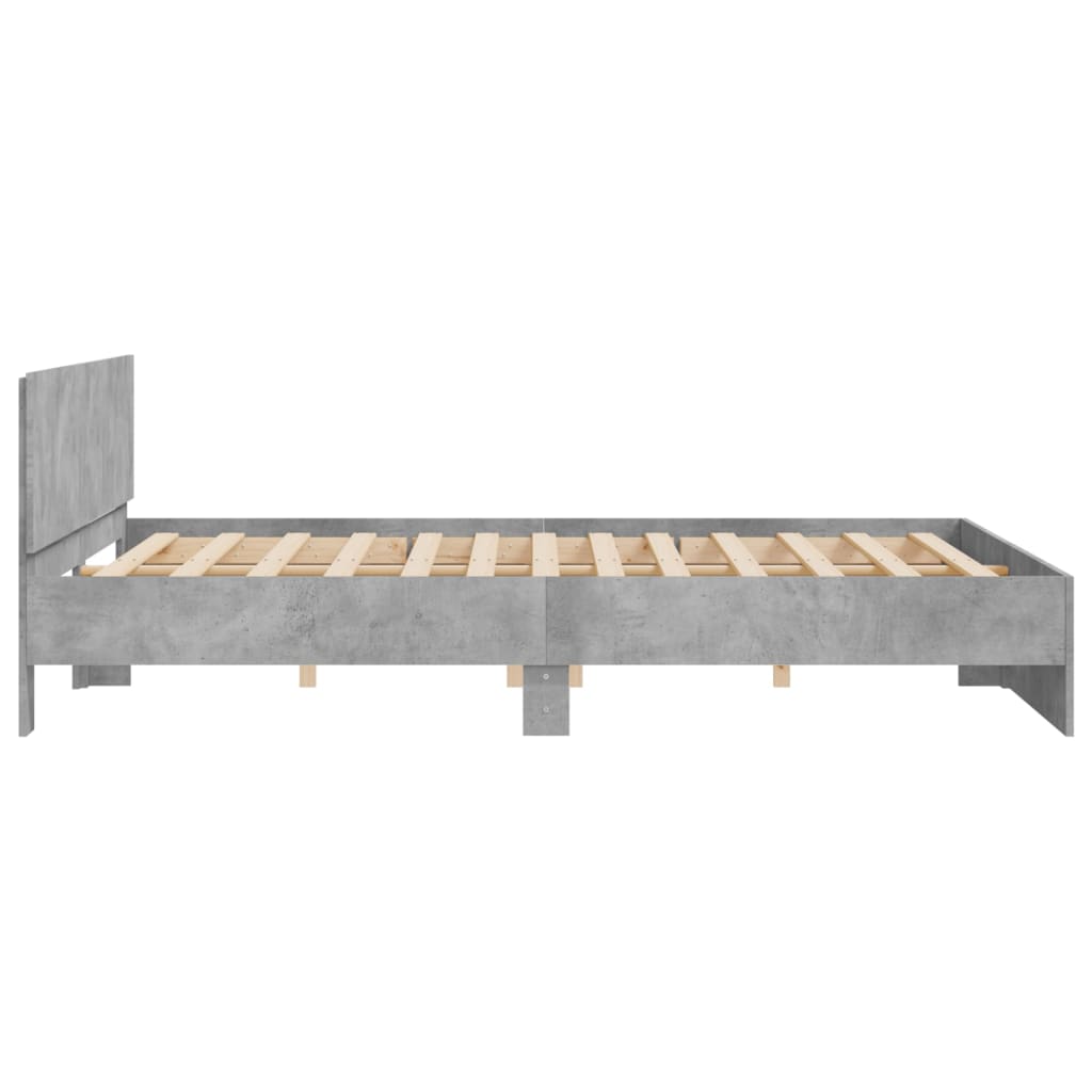 Giroletto Con Testiera Grigio Cemento 180x200 cm - Image 6