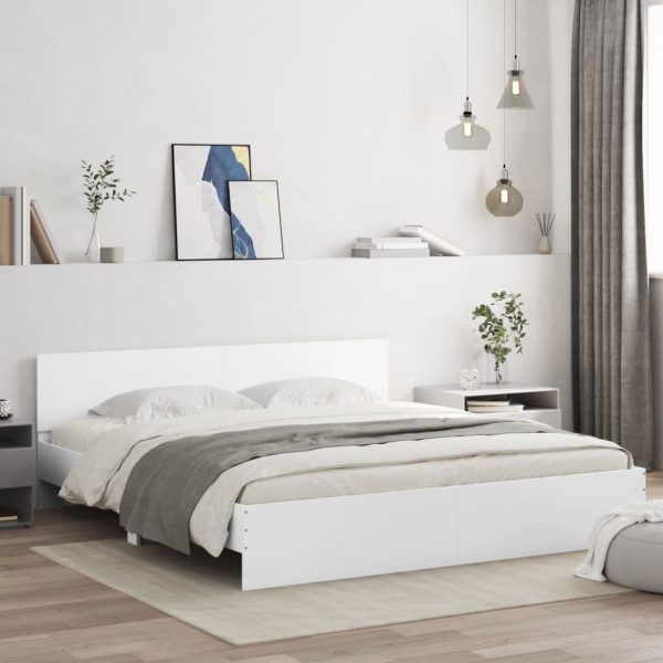 Giroletto Con Testiera Bianco 160x200 cm