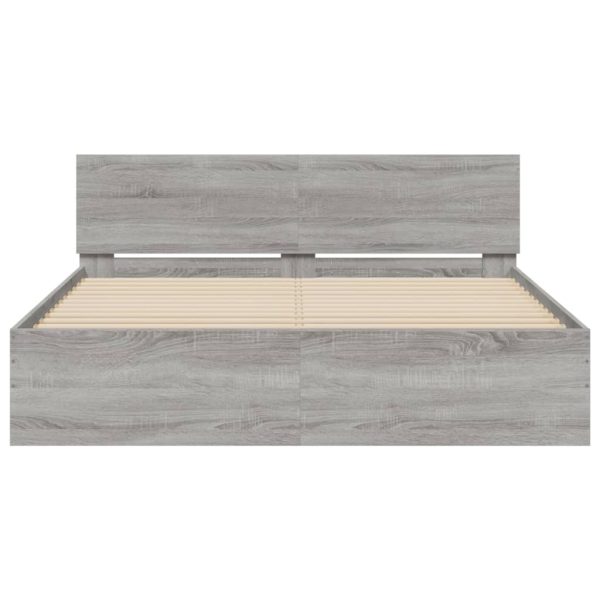 Giroletto Con Testiera Grigio Sonoma 150x200 cm - Image 5