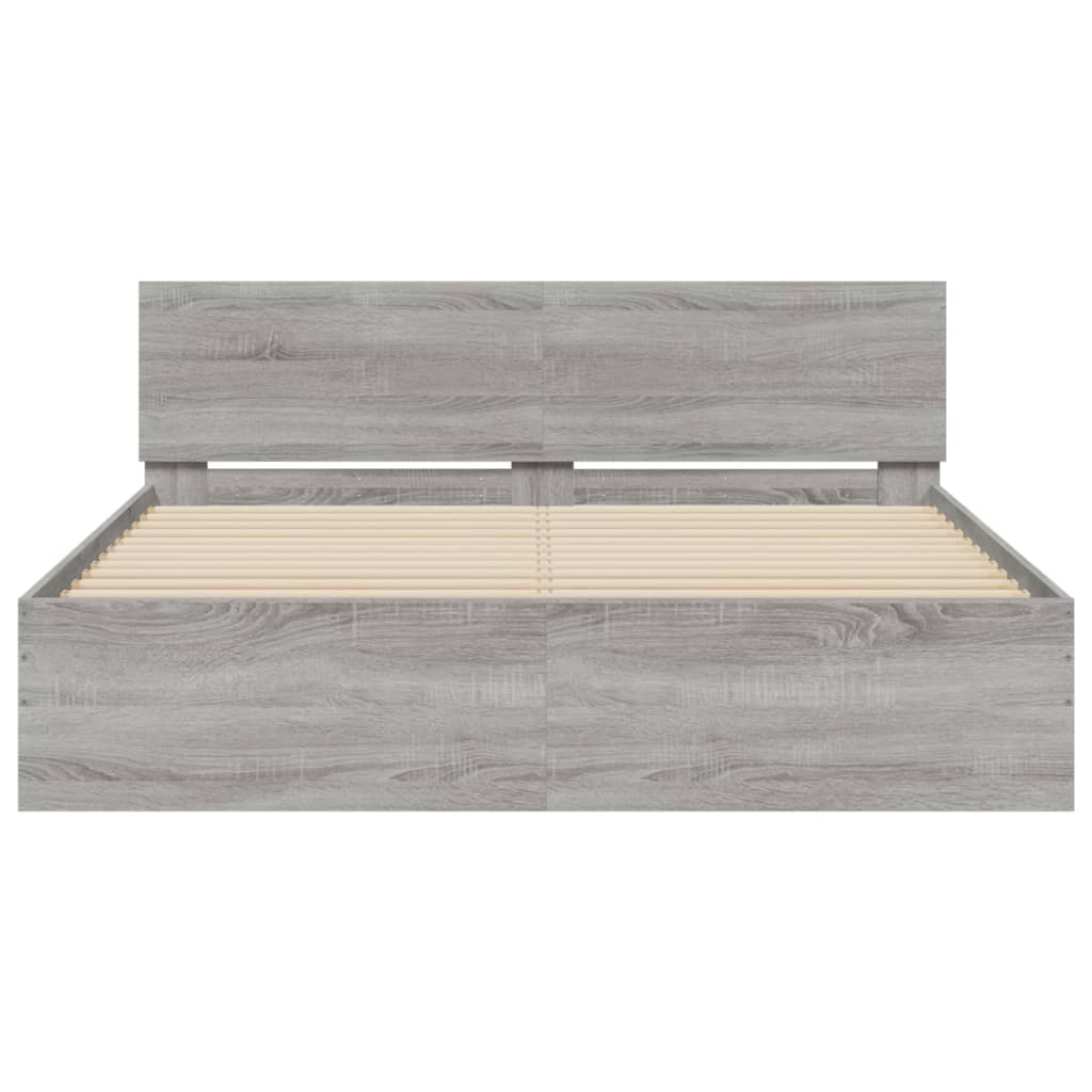 Giroletto Con Testiera Grigio Sonoma 140x200 cm - Image 5