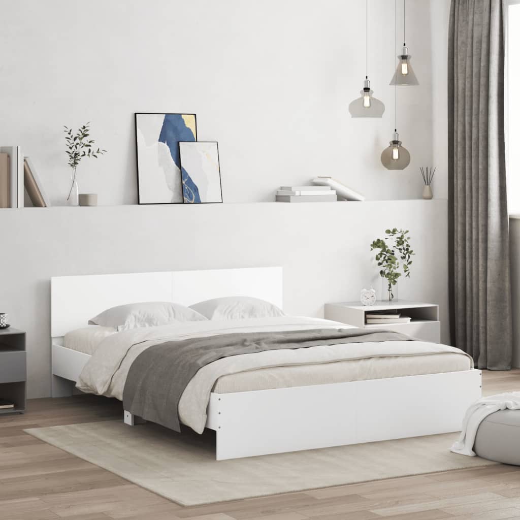 Giroletto Con Testiera Bianco 140x190 cm