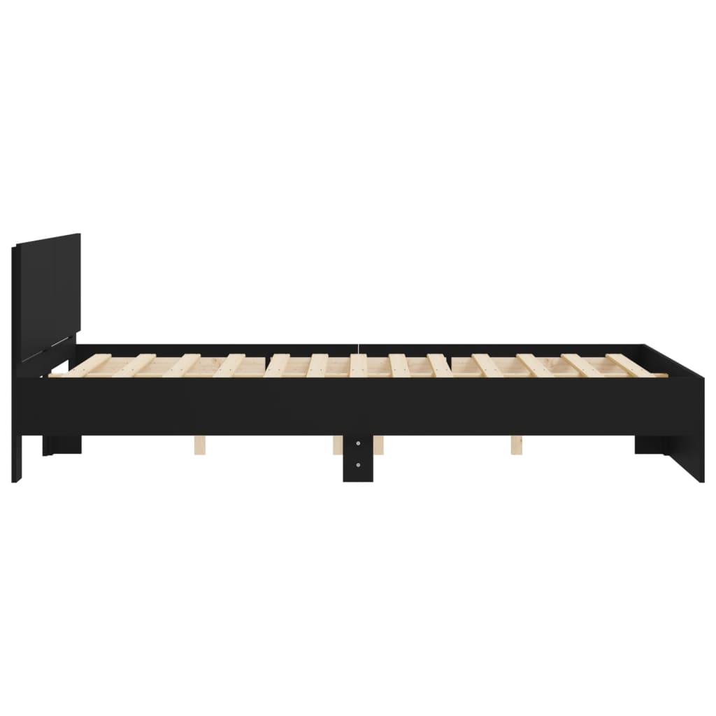 Giroletto Con Testiera Nero 140x190 cm - Image 6