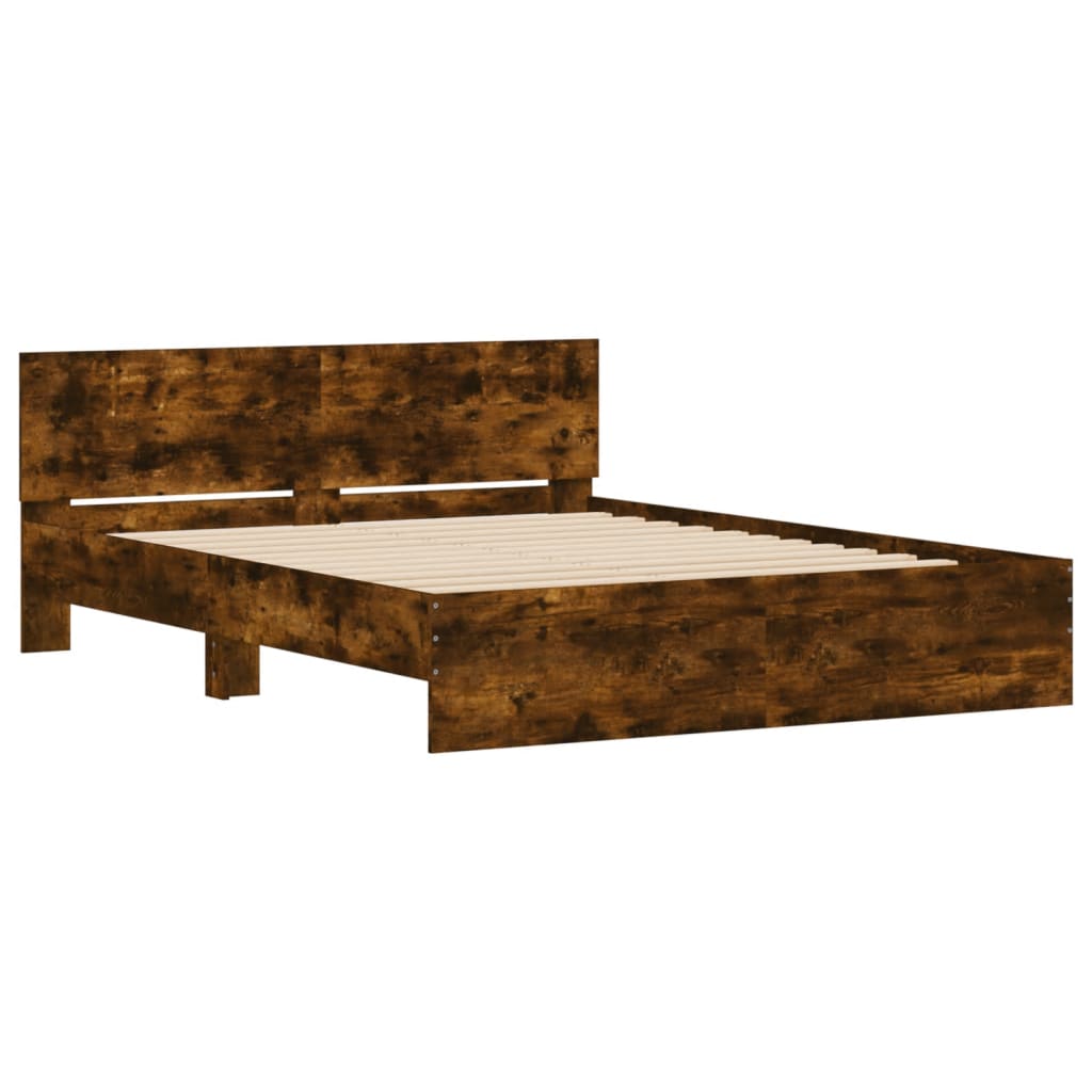 Giroletto Con Testiera Rovere Fumo 140x190 cm - Image 4