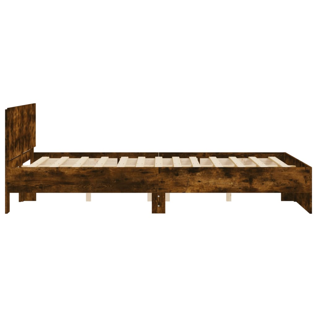 Giroletto Con Testiera Rovere Fumo 140x190 cm - Image 6
