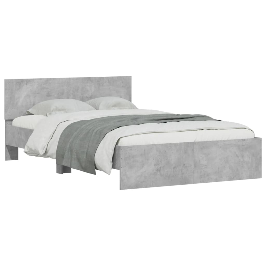 Giroletto Con Testiera Grigio Cemento 135x190 cm - Image 3