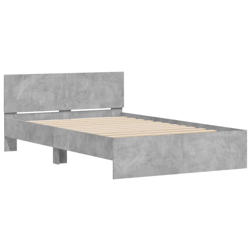 Giroletto Con Testiera Grigio Cemento 135x190 cm - Image 4